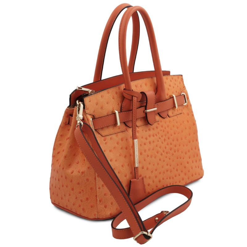 Γυναικεία τσάντα δερμάτινη TL142120 - Μπράντυ - Πλάγια όψη