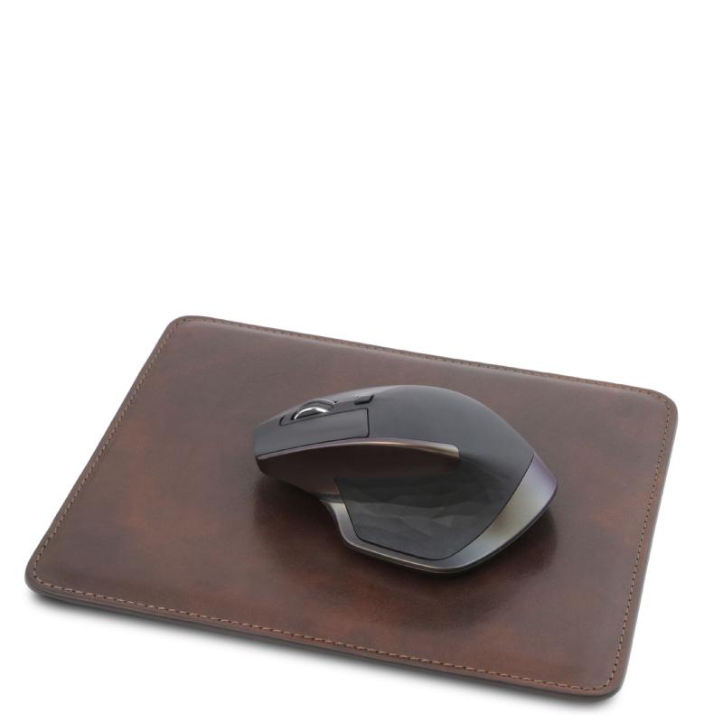 Δερμάτινο Mouse Pad TL141891 - Καφέ σκούρο - Πλάγια όψη(2)