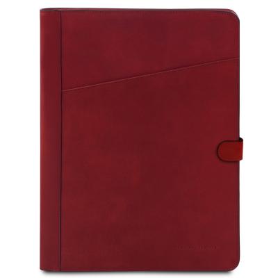 Δερμάτινος Χαρτοφύλακας Εγγράφων Adriano TL142636 - Κόκκινο