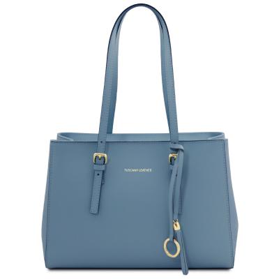 Γυναικεία Τσάντα Δερμάτινη TL142037 - Denim