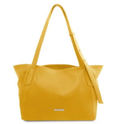 Γυναικεία Τσάντα Δερμάτινη TL142230 - Κίτρινο