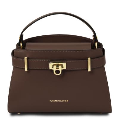 Γυναικεία Τσάντα Δερμάτινη Maisy - TL142459 - Καφέ σοκολά