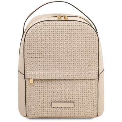 Γυναικεία Τσάντα Πλάτης Δερμάτινη Dedalo TL142576 - Μπεζ