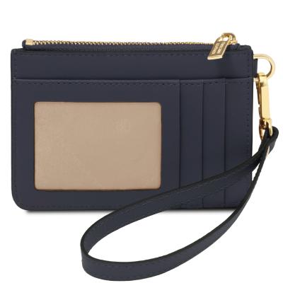 Δερμάτινη θήκη για Επαγγελματικές Κάρτες TL142544 - Μπλε σκούρο