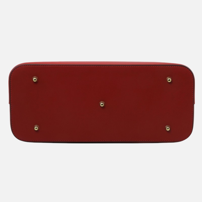 Olimpia Leather tote - Κόκκινο - Image 6