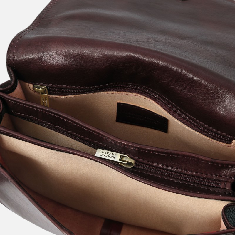 Isabella Lady leather bag - Καφέ σκούρο - Image 3