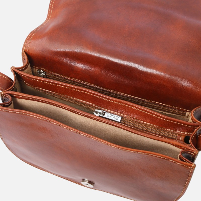 Isabella Lady leather bag - Μελί - Image 3