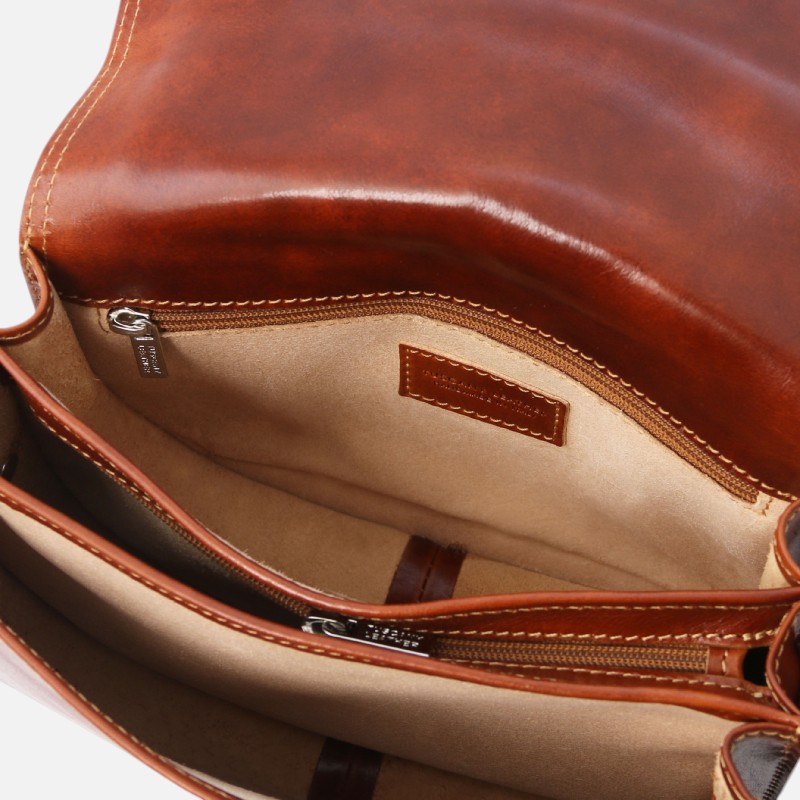 Isabella Lady leather bag - Μελί - Image 4