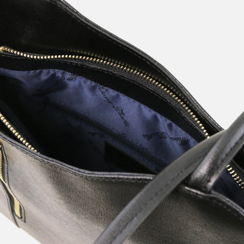 Patty Saffiano leather convertible backpack shoulderbag - Μαύρο - Image 5