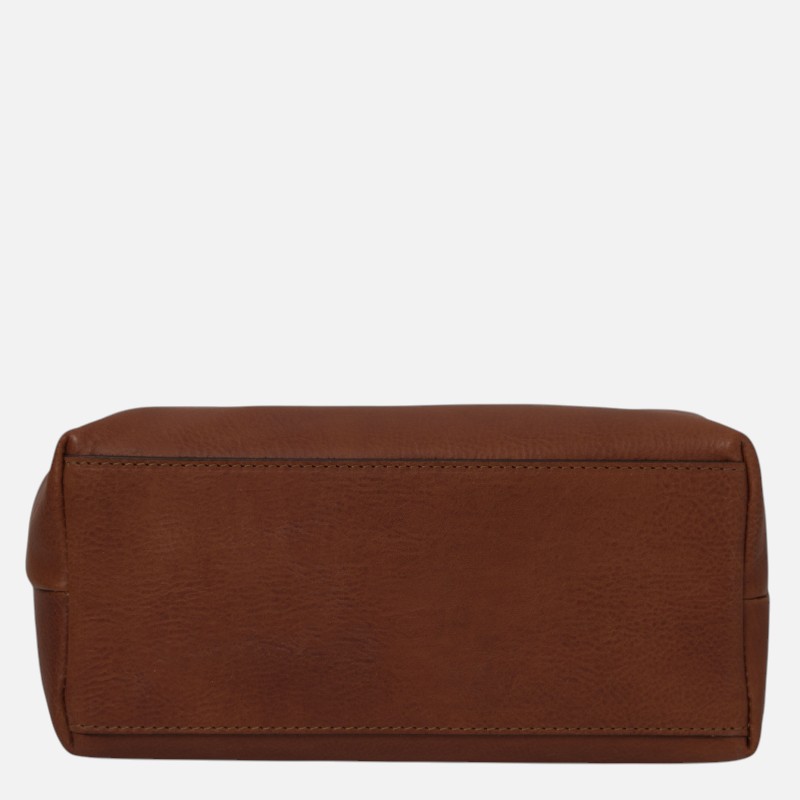 Smarty Leather toiletry bag - Small size - Καφέ - Image 5