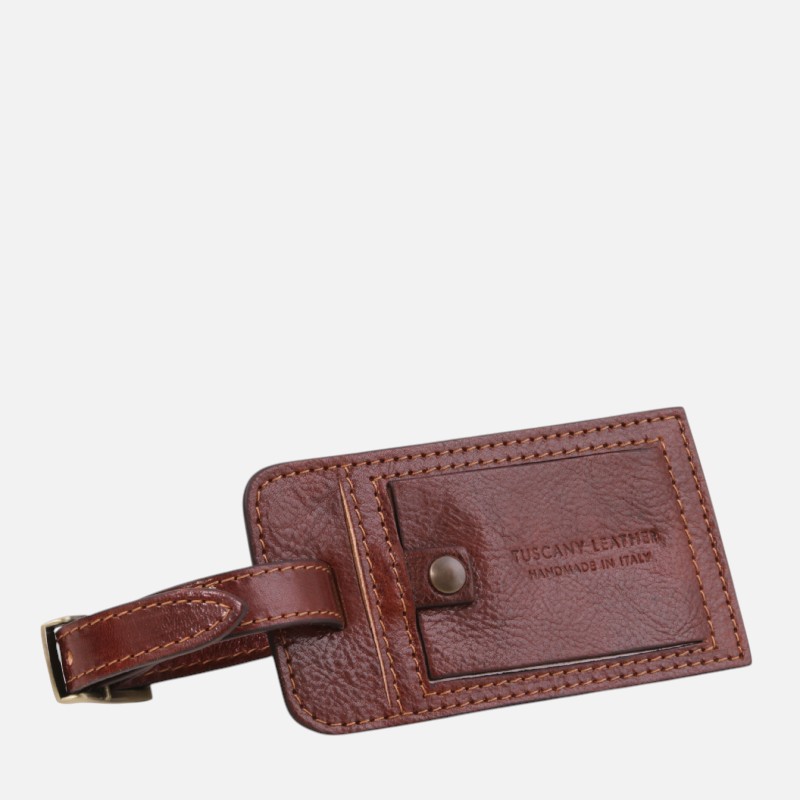Luggage tag - Καφέ