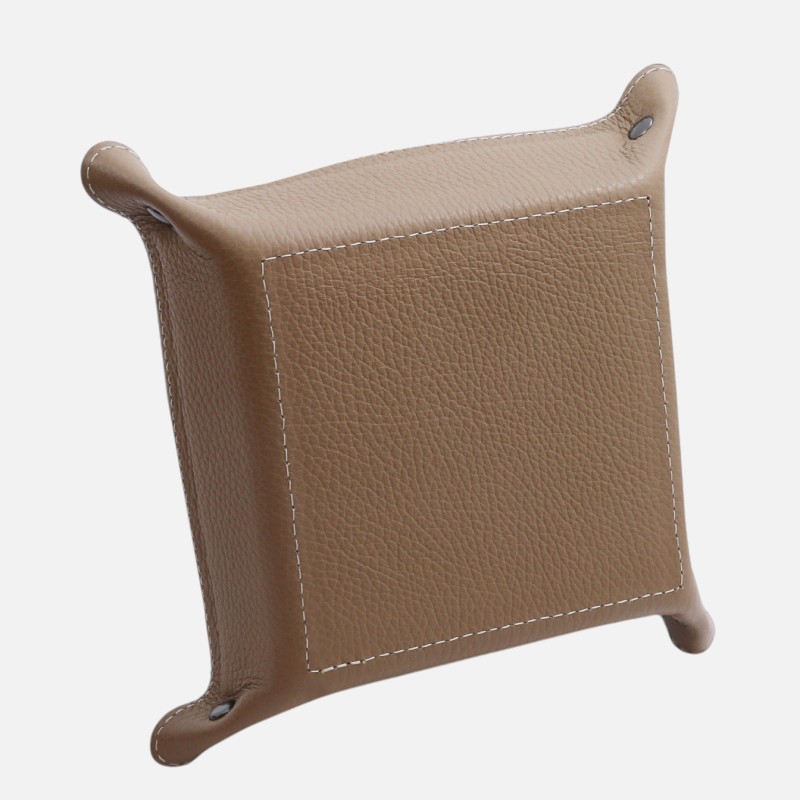 Leather valet tray - Σταχτί ανοιχτό - Image 3