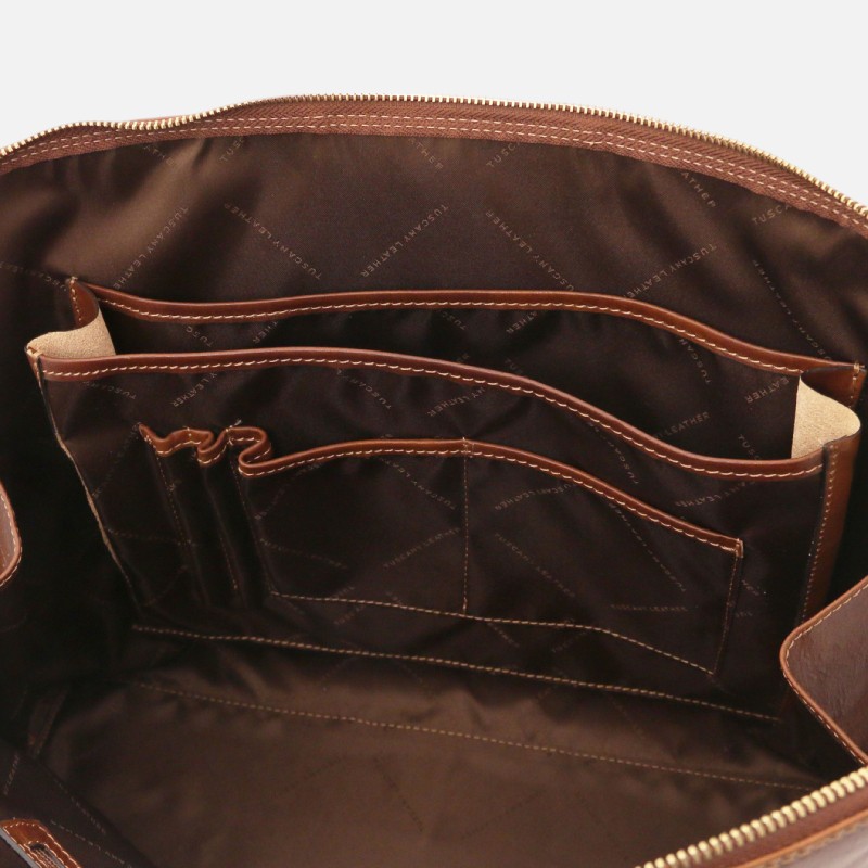 Ravenna Exclusive lady business bag - Καφέ - Image 4