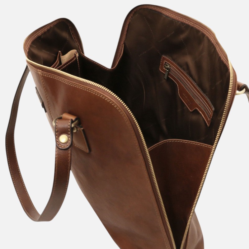 Ravenna Exclusive lady business bag - Καφέ - Image 3