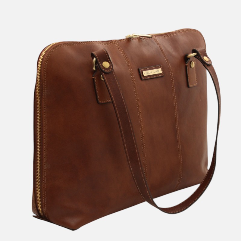 Ravenna Exclusive lady business bag - Καφέ - Image 2