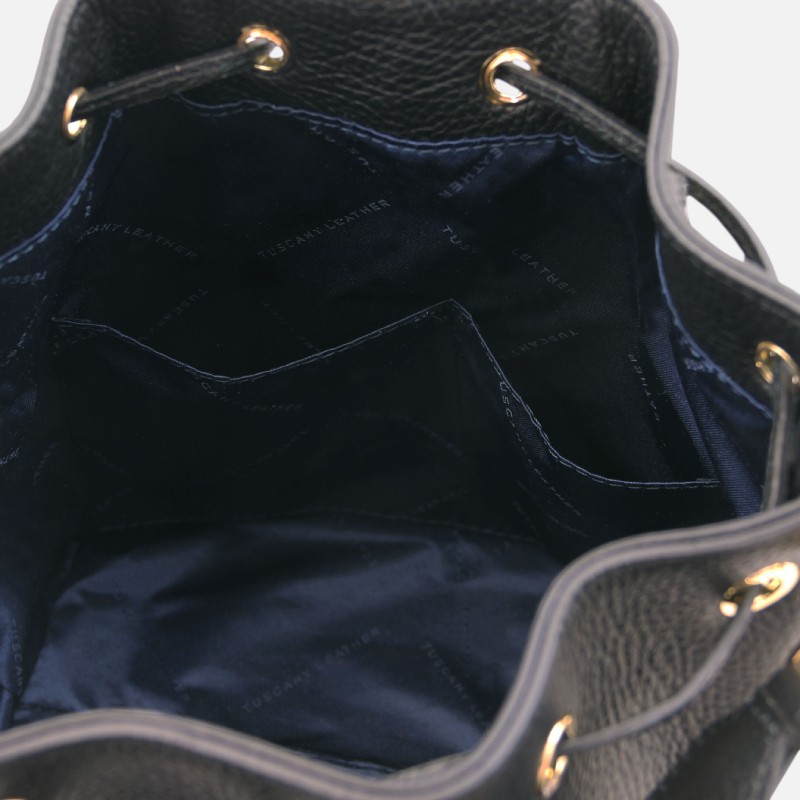TL Bag Leather bucket bag - Μαύρο - Image 3