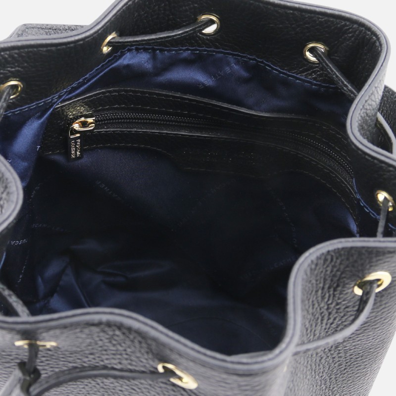 TL Bag Leather bucket bag - Μαύρο - Image 4