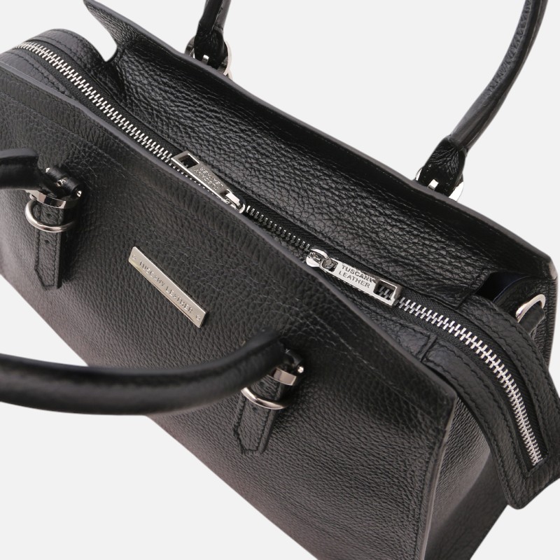 TL Bag Leather handbag - Μαύρο - Image 3