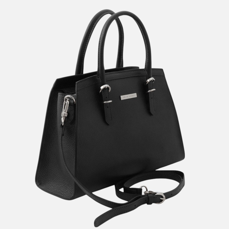 TL Bag Leather handbag - Μαύρο - Image 2
