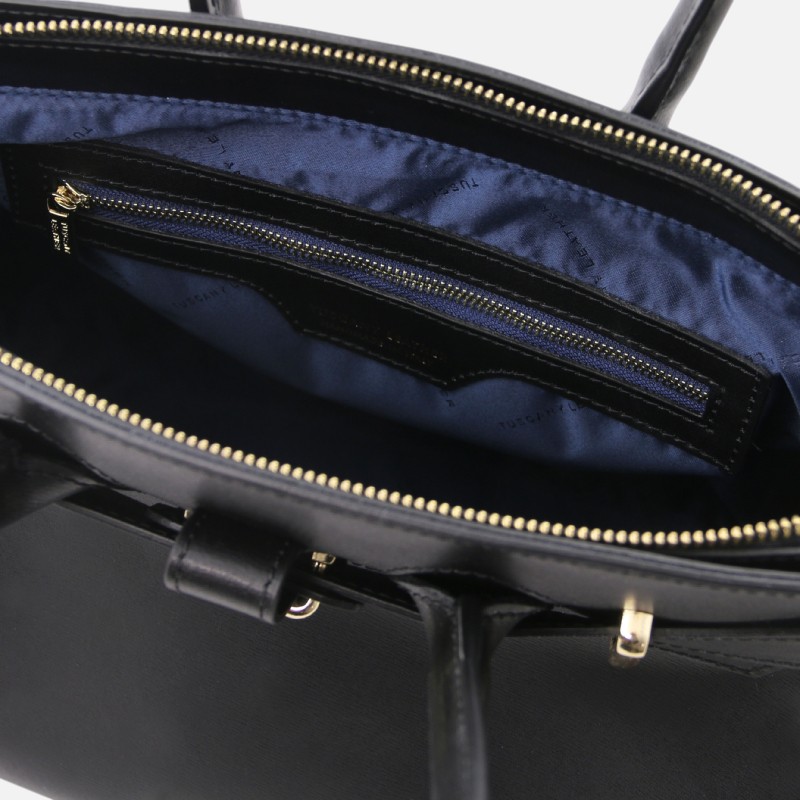 TL Bag Leather handbag - Μαύρο - Image 4