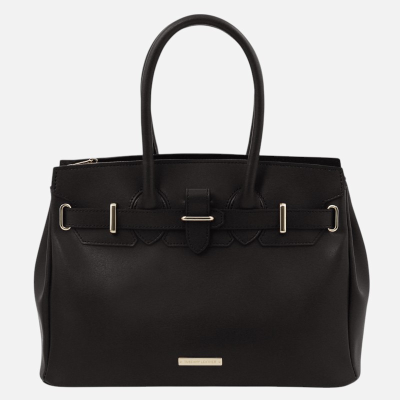TL Bag Leather handbag - Μαύρο