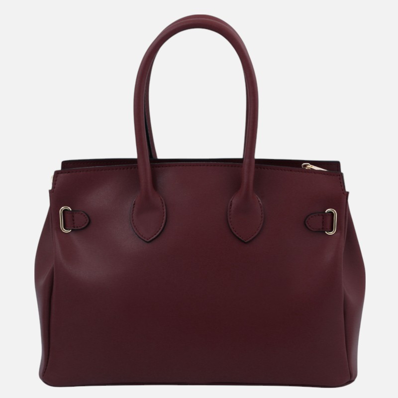 TL Bag Leather handbag - Μπορντώ - Image 6