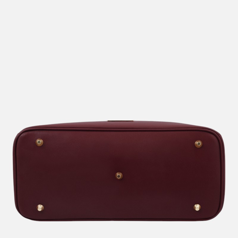TL Bag Leather handbag - Μπορντώ - Image 5