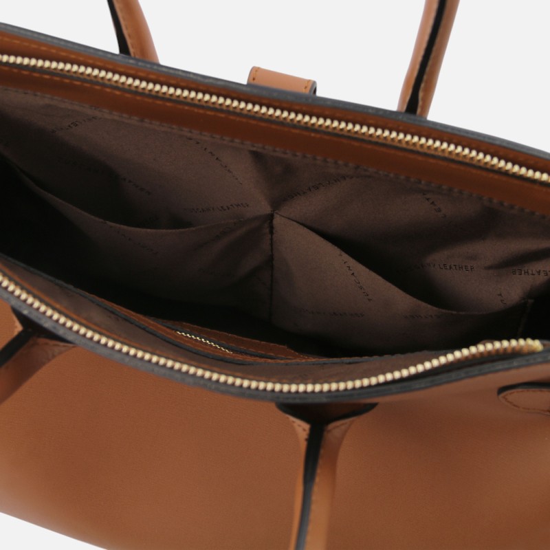 TL Bag Leather handbag - Κονιάκ - Image 3