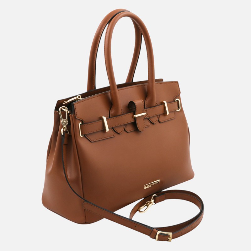 TL Bag Leather handbag - Κονιάκ - Image 2