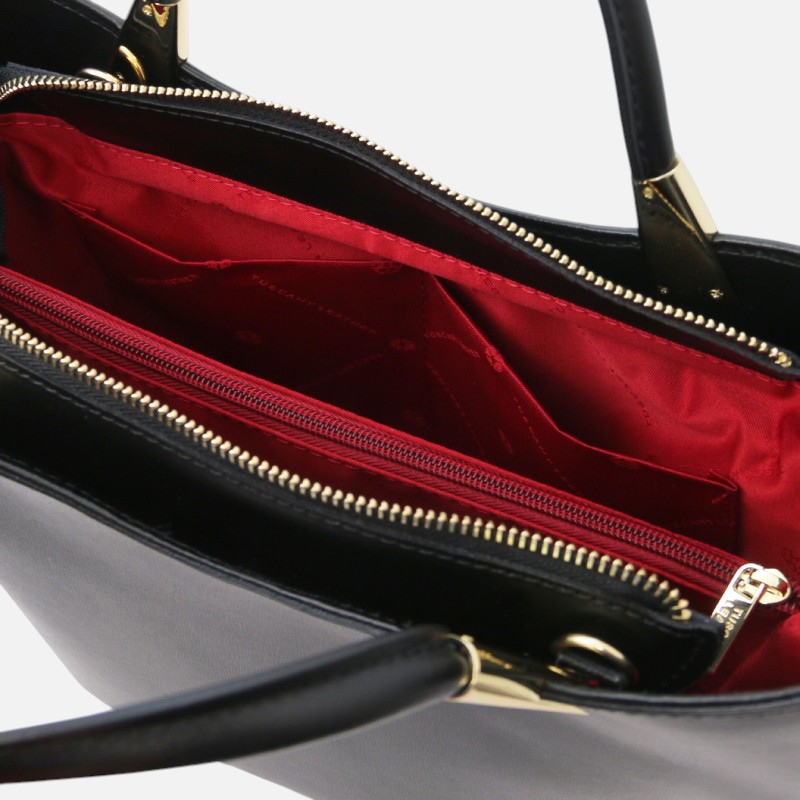 TL Bag Leather handbag - Μαύρο - Image 3
