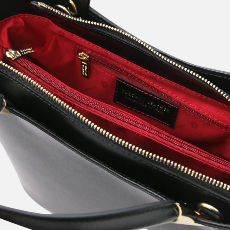 TL Bag Leather handbag - Μαύρο - Image 4