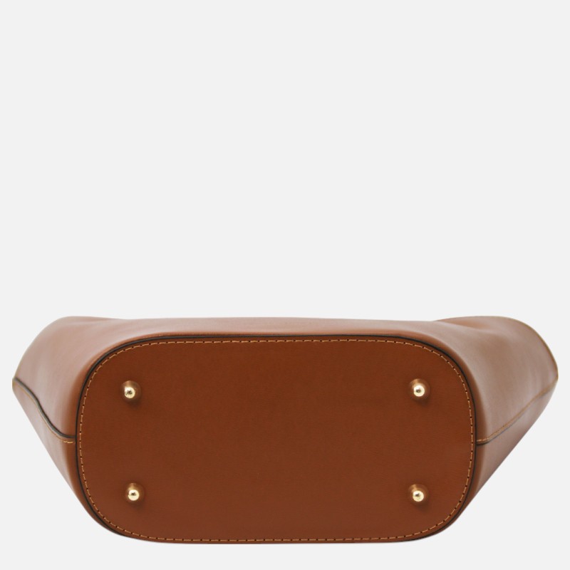 TL Bag Leather handbag - Κονιάκ - Image 6