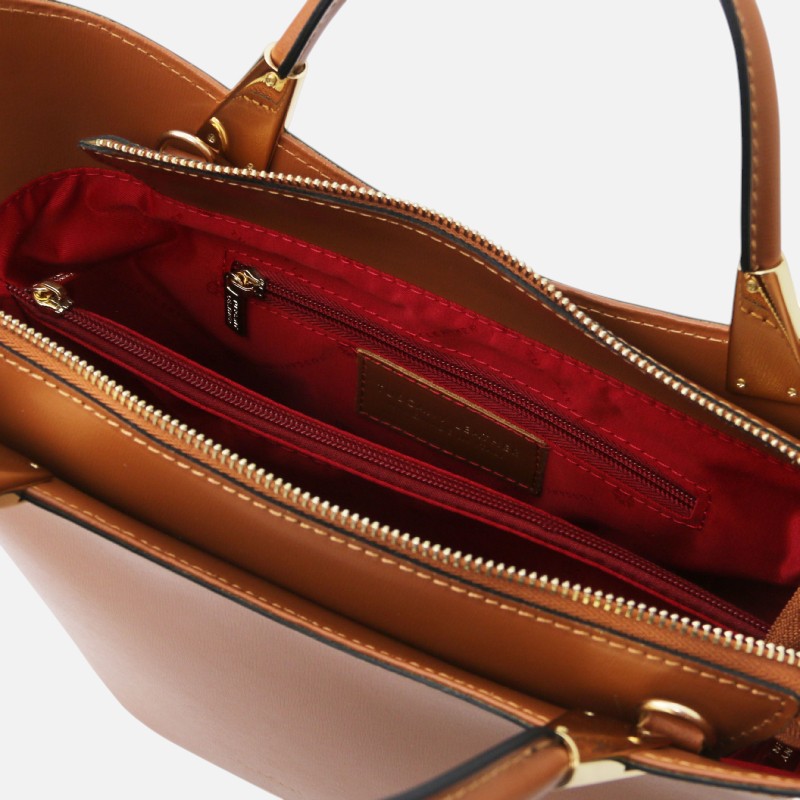 TL Bag Leather handbag - Κονιάκ - Image 4