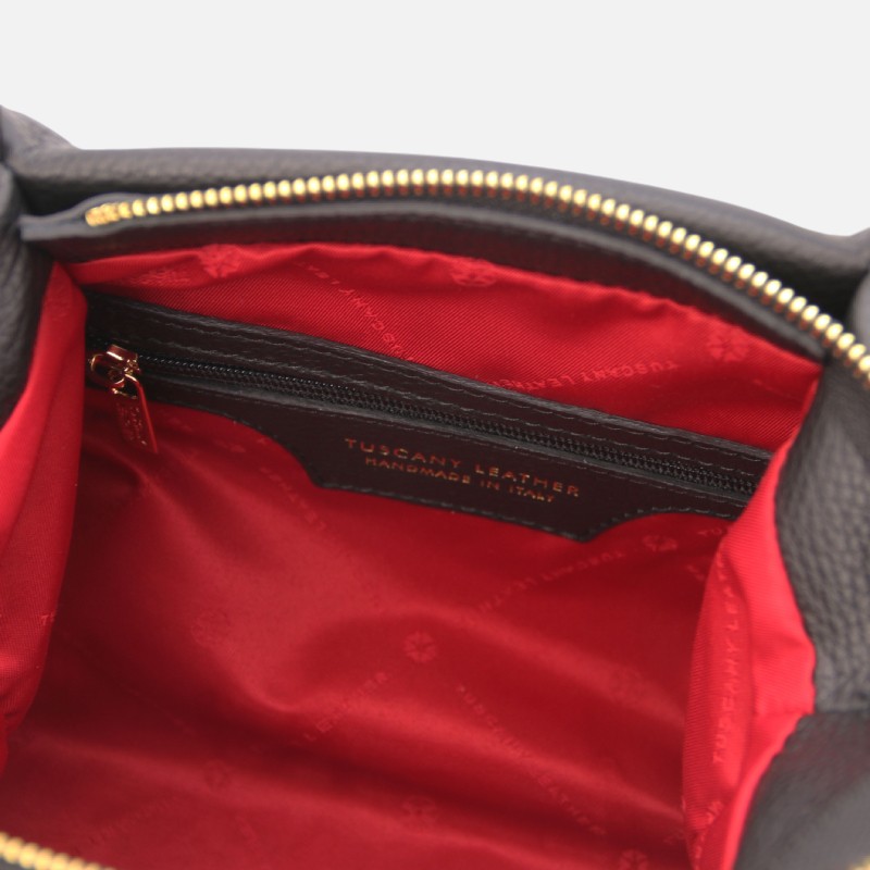 Nora Soft leather handbag - Μαύρο - Image 3