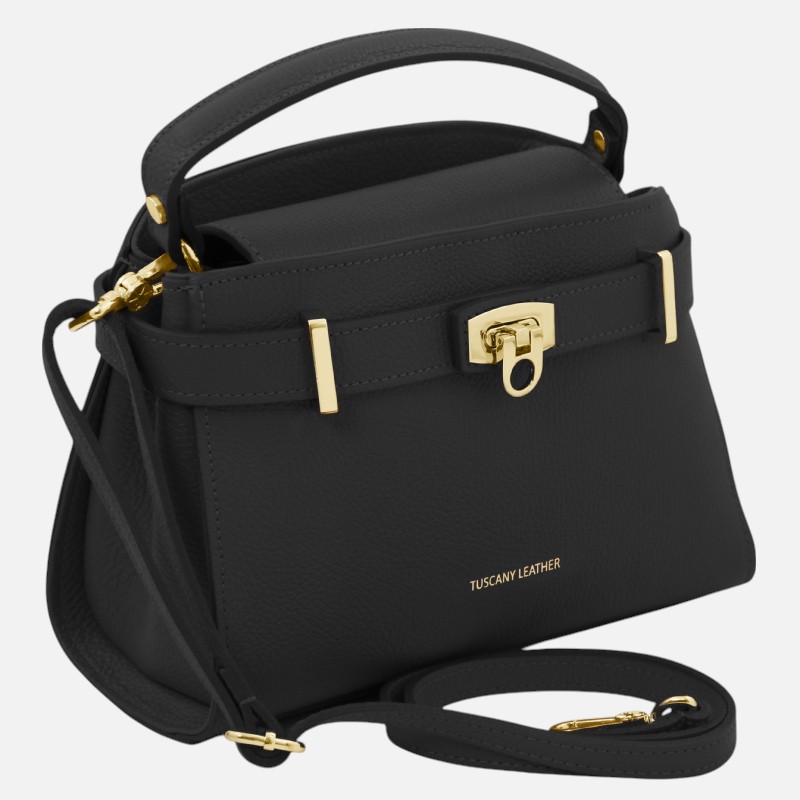 Maisy Leather tote - Μαύρο - Image 2