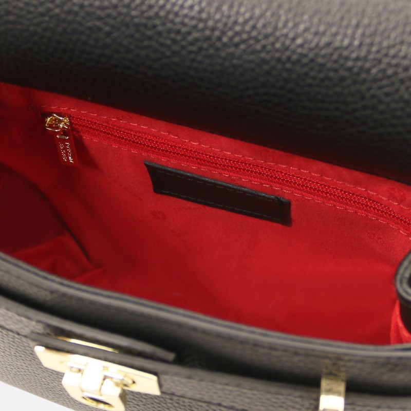 Maisy Leather tote - Μαύρο - Image 3