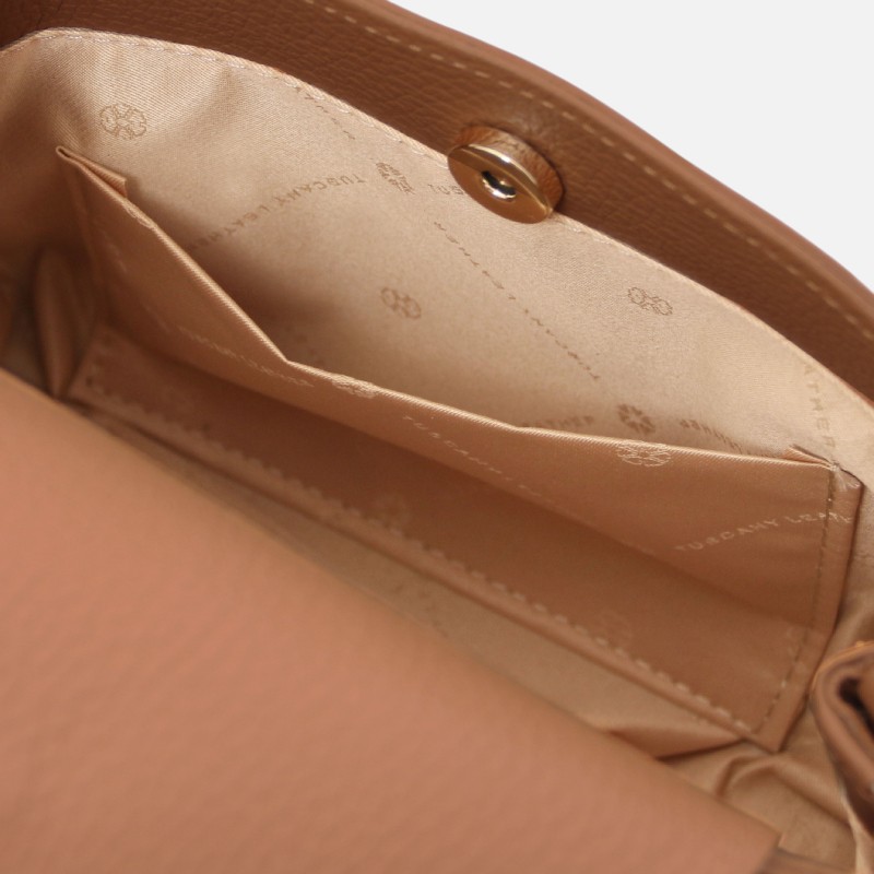 Maisy Leather tote - Κάραμελ - Image 4