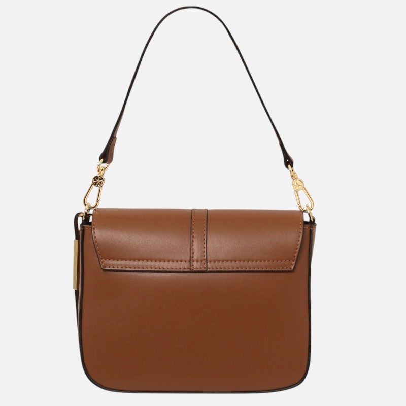 Nausica Leather shoulder bag - Κονιάκ - Image 5