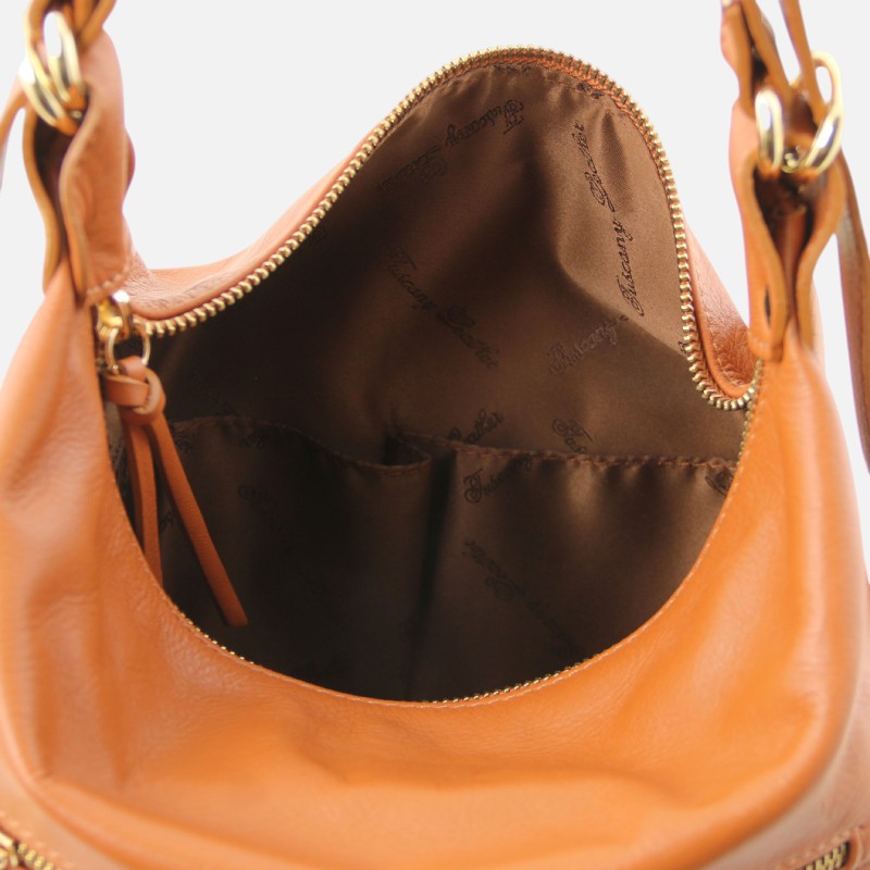 TL Bag Leather convertible backpack shoulderbag - Κόκκινο - Image 5