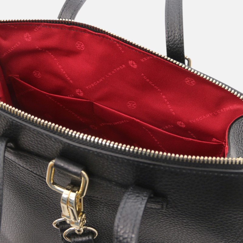 TL Bag Leather Backpack for Women - Μαύρο - Image 4