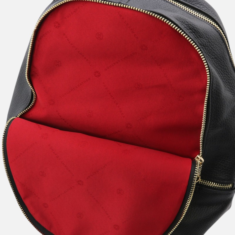 TL Bag Soft leather backpack - Μαύρο - Image 4