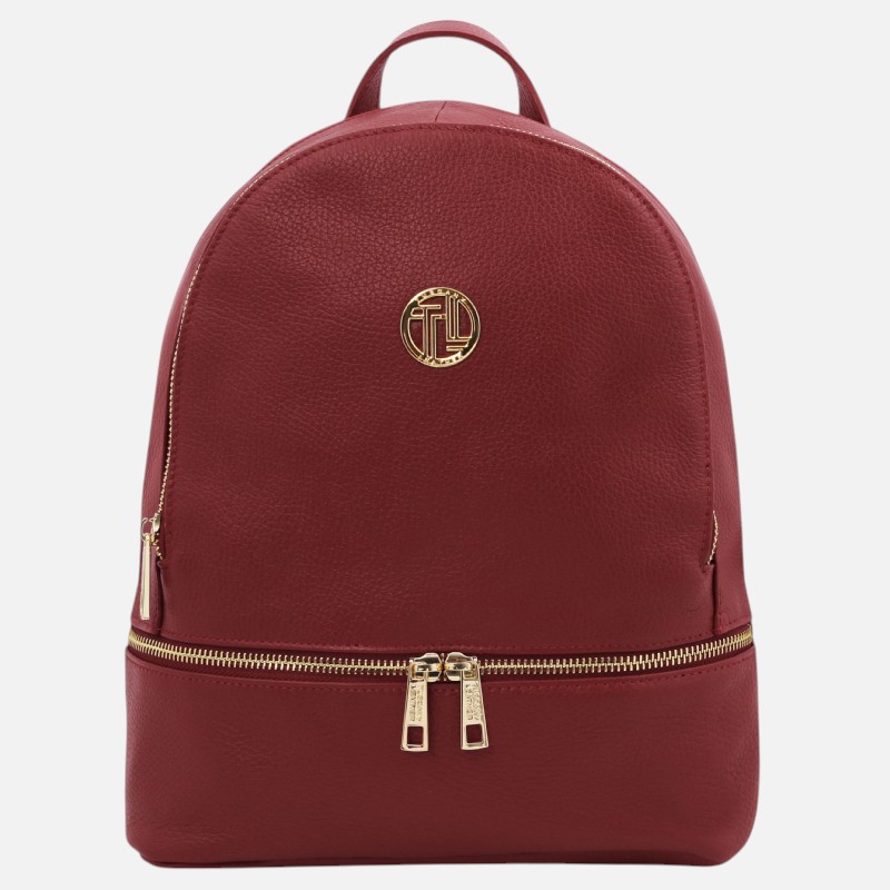 TL Bag Soft leather backpack - Μπορντώ