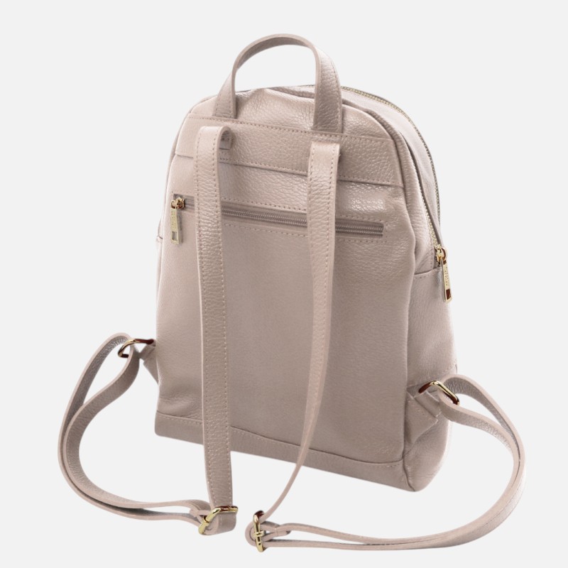 TL Bag Soft leather backpack - Σταχτί ανοιχτό - Image 5