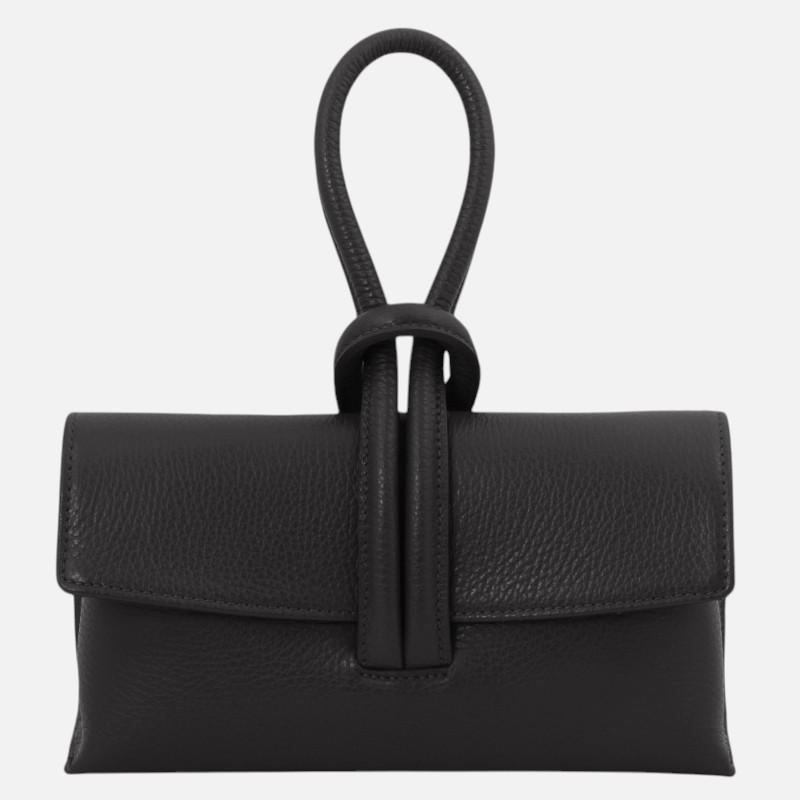TL Bag Leather clutch - Μαύρο