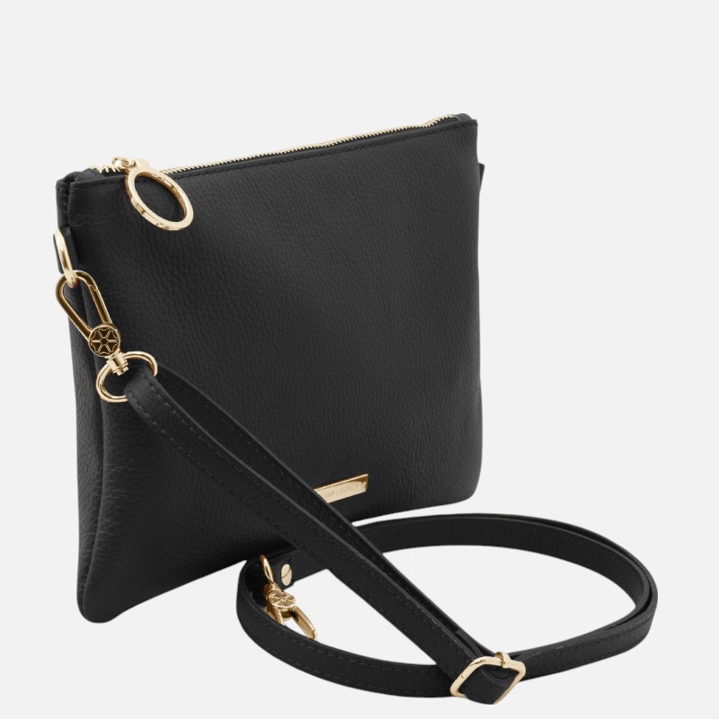 TL Bag Soft leather clutch - Μαύρο - Image 2