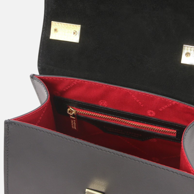 TL Bag Leather handbag - Μαύρο - Image 3