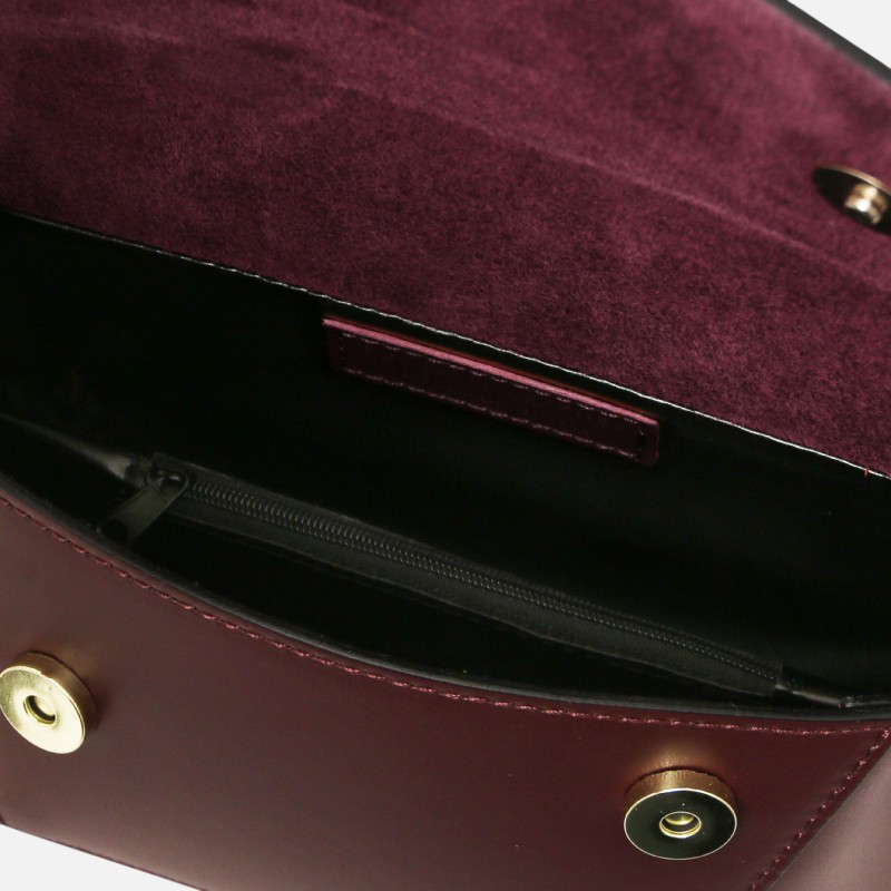 TL Bag Leather shoulder bag - Μπορντώ - Image 3
