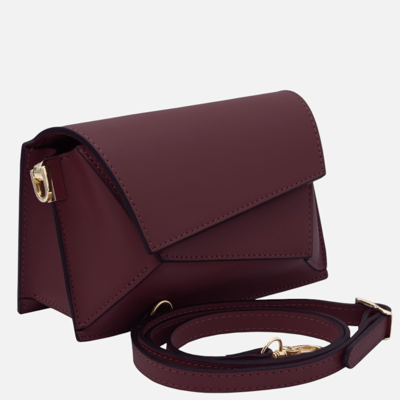 TL Bag Leather shoulder bag - Μπορντώ - Image 2