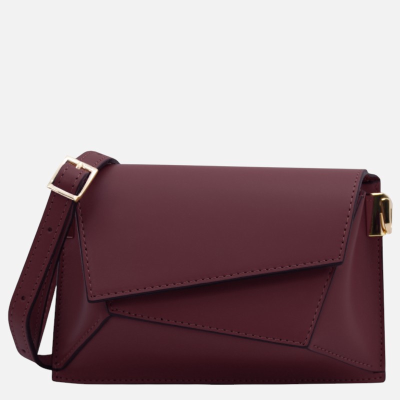TL Bag Leather shoulder bag - Μπορντώ