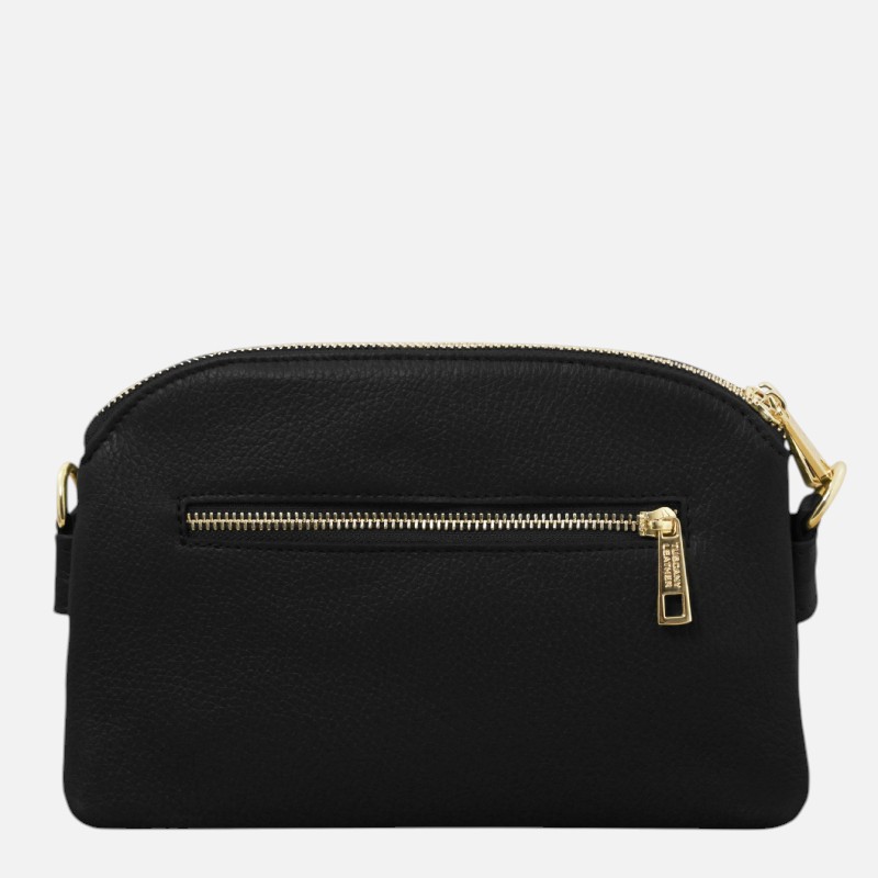 Lily Soft leather shoulder bag - Μαύρο - Image 4